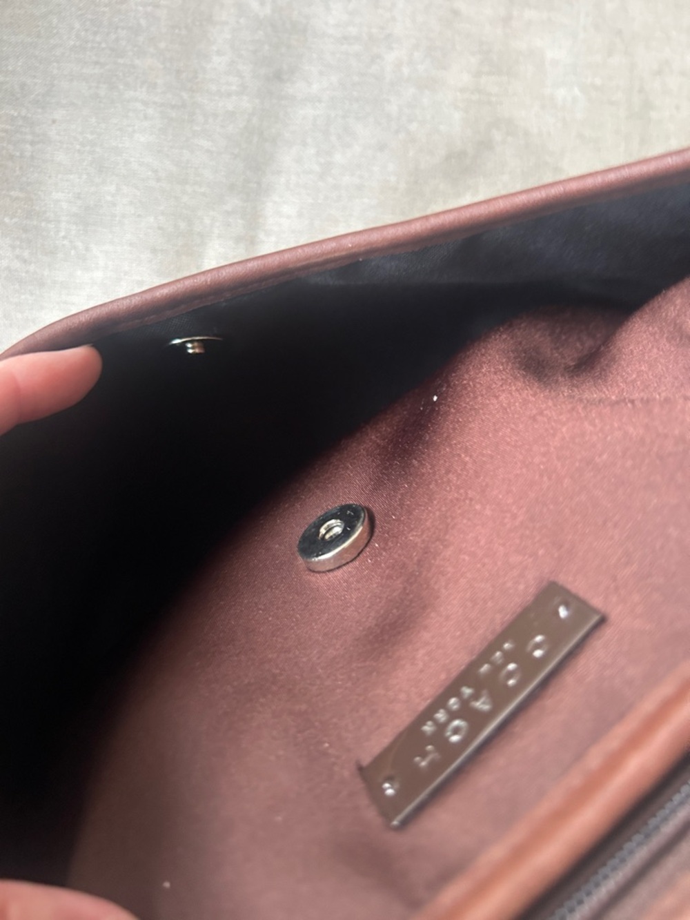 Coach Vintage y2k Ergo Neoprene brown shoulder bag style 6203 leather trim - Picture 7 of 11